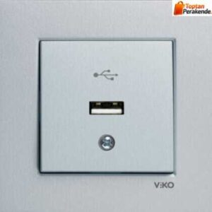 Viko Novella/Trenda Antrasit USB Konnektör Kapak